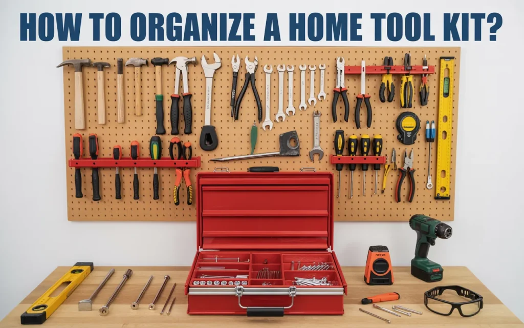 How to organize a home tool kit