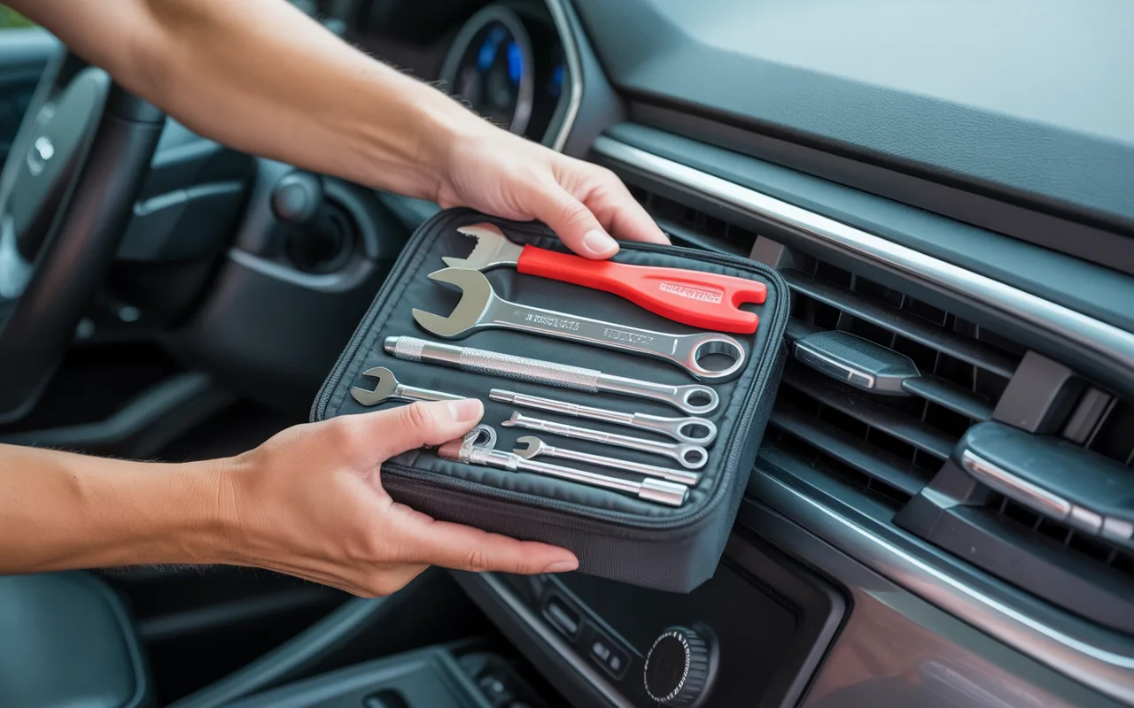 How to Store an Automotive Tool Kit in Your Car