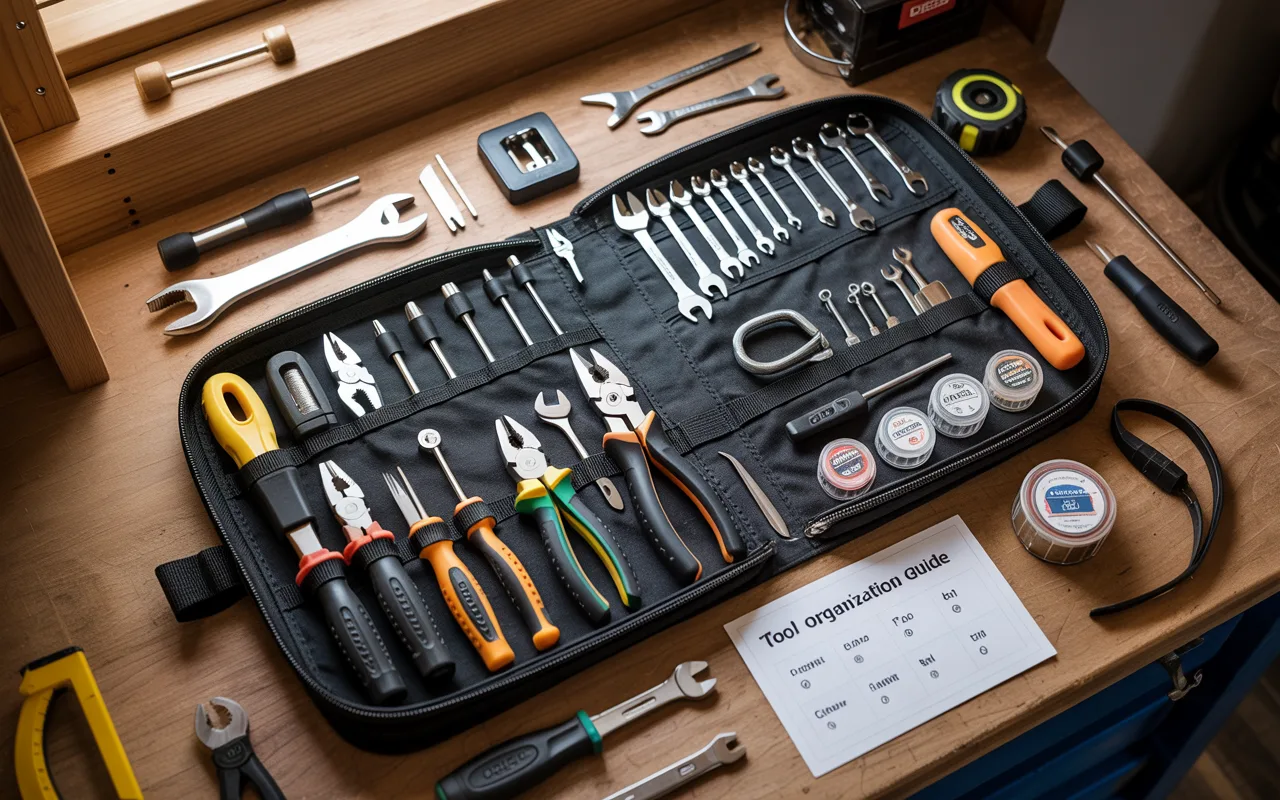 How to organize a tool bag