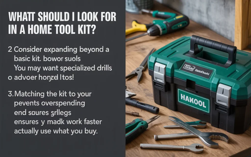 What Should I Look for in a Home Tool Kit?