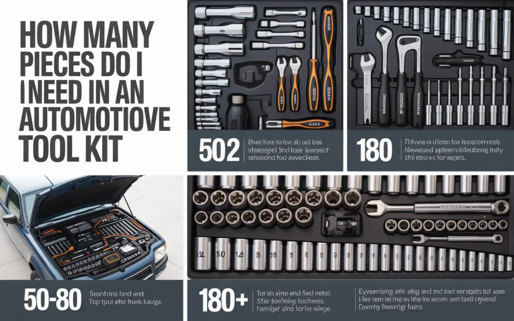 How Many Pieces Do I Need In An Automotive Tool Kit