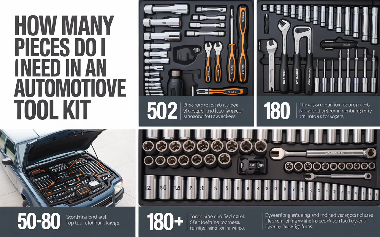 How Many Pieces Do I Need In An Automotive Tool Kit