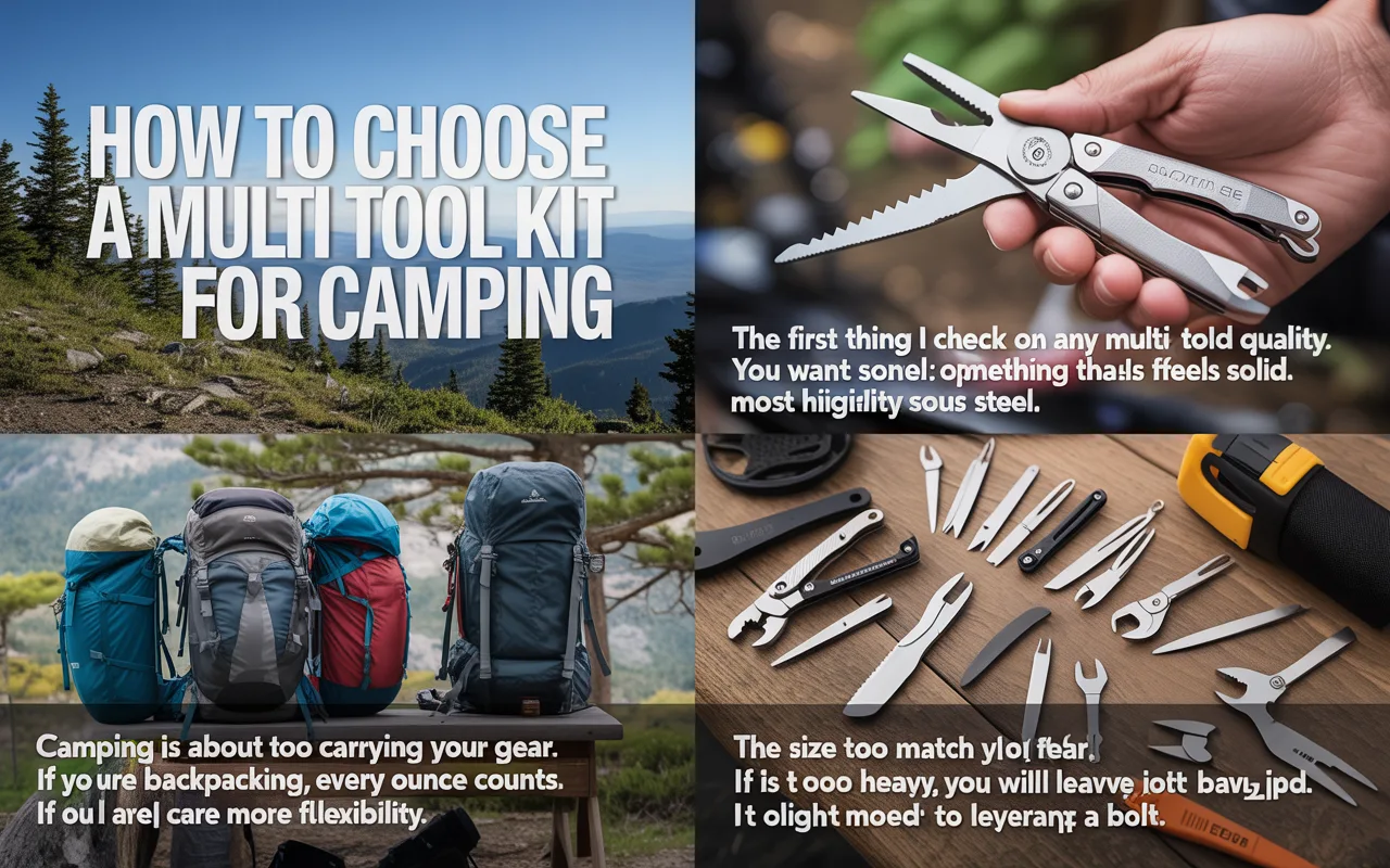 How To Choose A Multi Tool Kit For Camping
