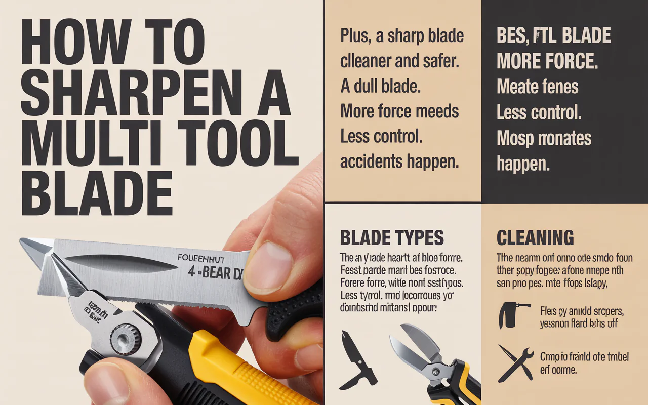 How To Sharpen A Multi Tool Blade