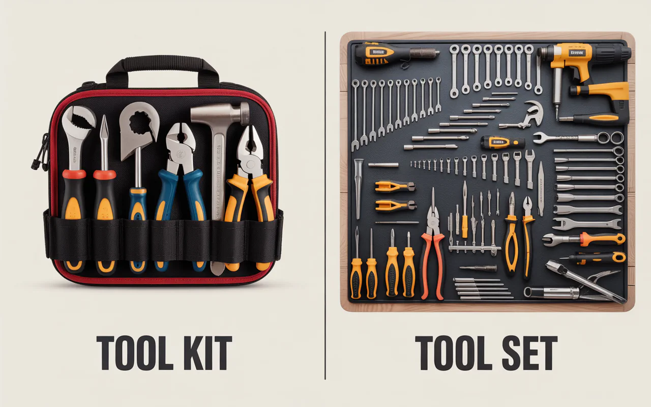 What Is The Difference Between A Tool Kit And A Tool Set