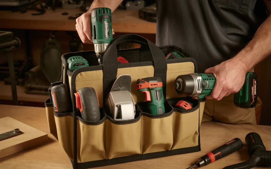 Can You Put Power Tools In A Tool Bag