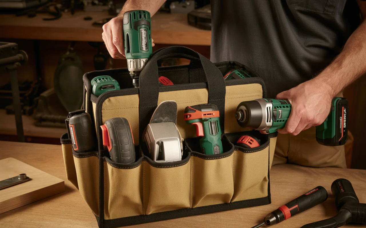 Can You Put Power Tools In A Tool Bag
