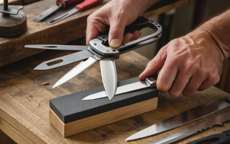 How Do You Sharpen The Blades On A Multi Tool Kit