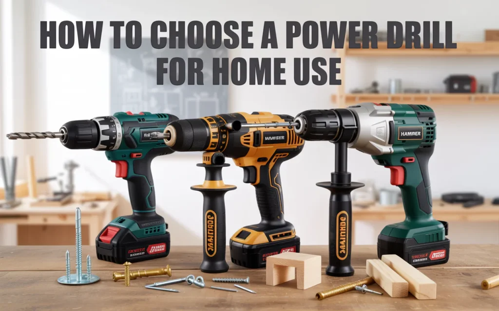 How To Choose A Power Drill For Home Use
