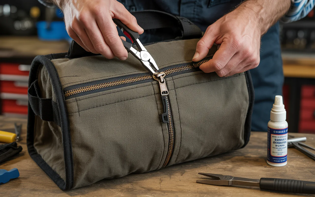 How To Fix A Tool Bag Zipper