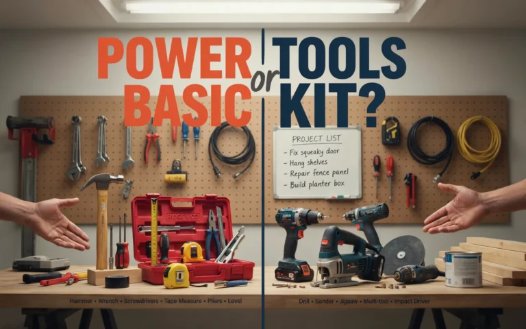 Do I Need Power Tools Or Is A Basic Home Tool Kit Enough