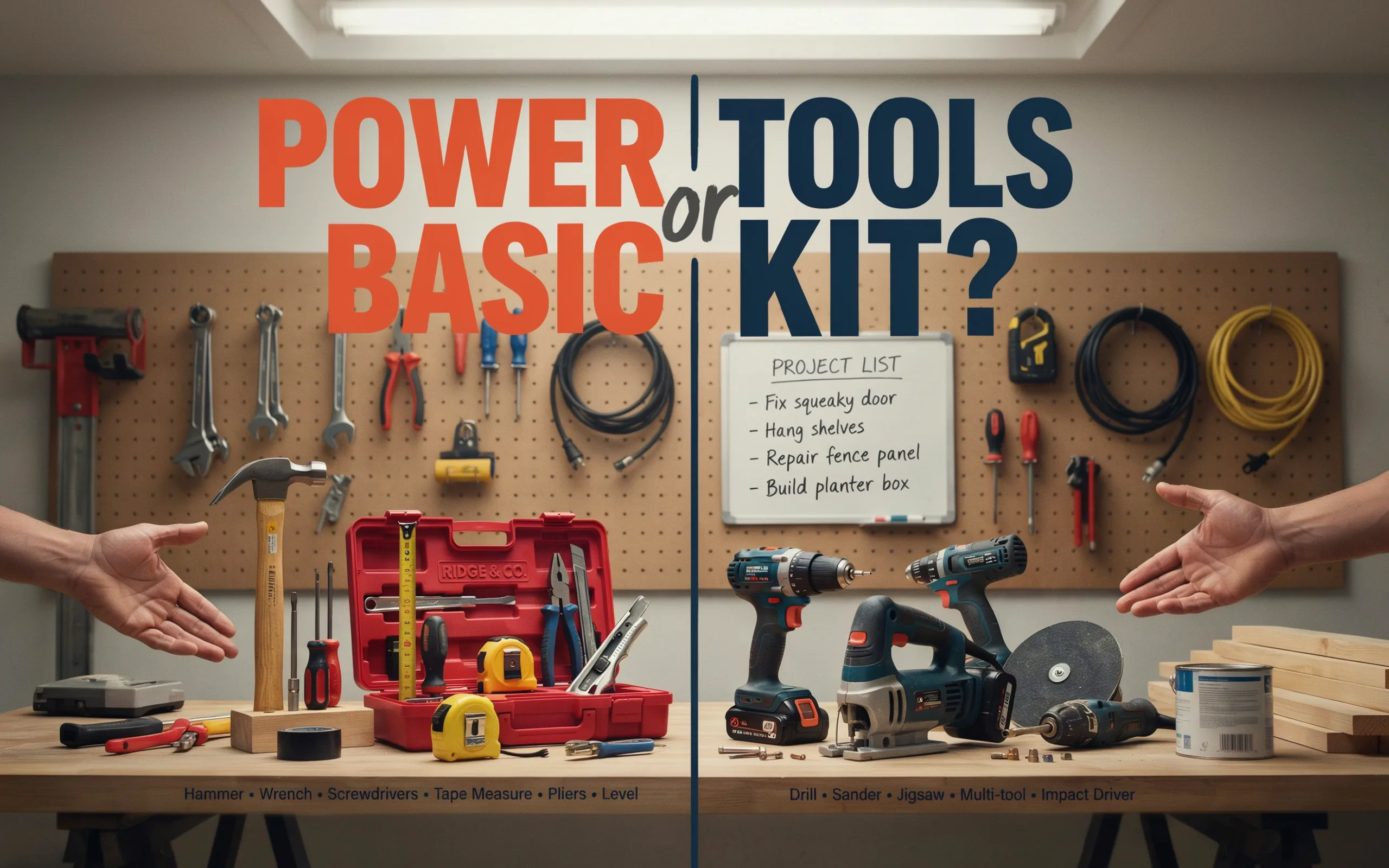 Do I Need Power Tools Or Is A Basic Home Tool Kit Enough