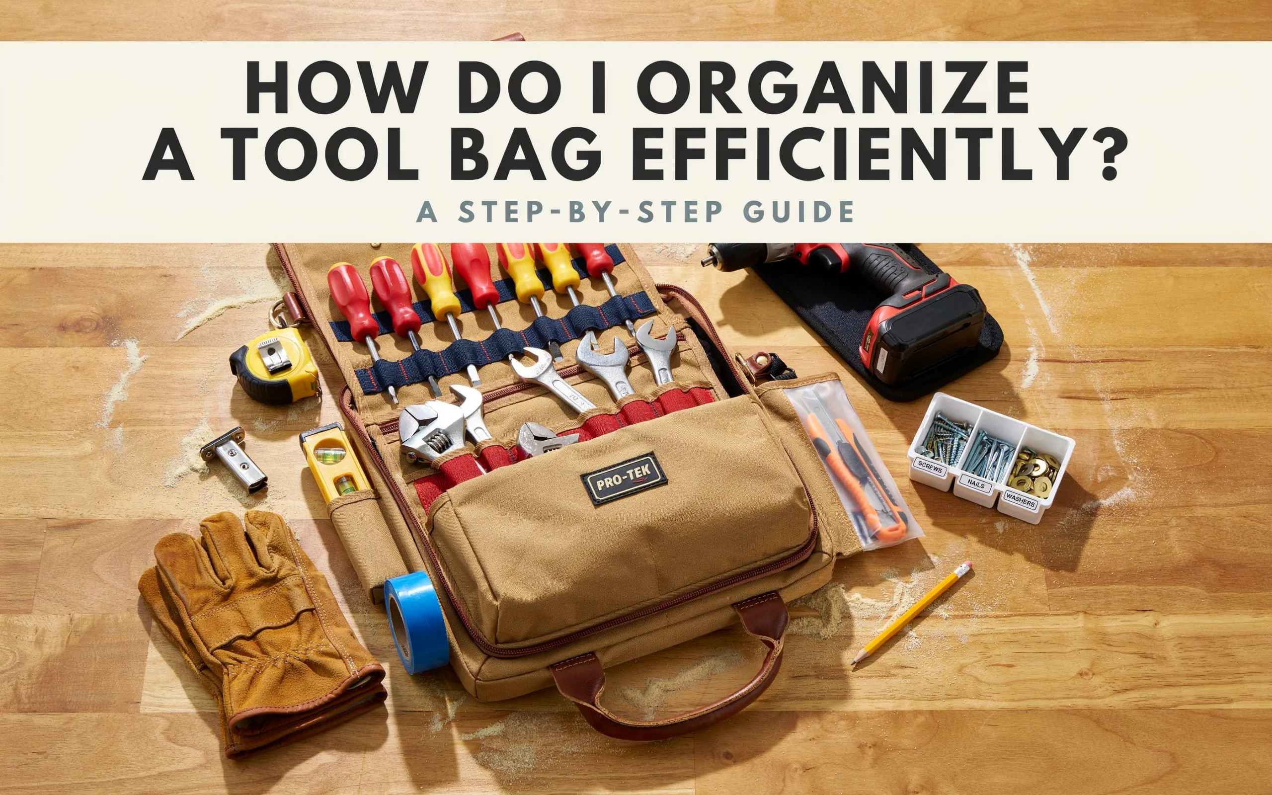 How Do I Organize A Tool Bag Efficiently