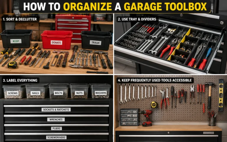 How to Organize a Garage Toolbox for Efficiency and Easy Access