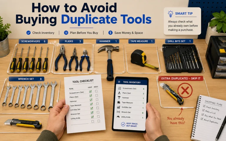 How to Avoid Buying Duplicate Tools: A Practical Shop System