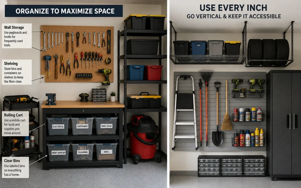 How to Organize Tools in a Small Garage: A Space-Saving Guide